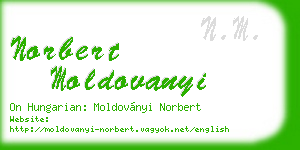 norbert moldovanyi business card